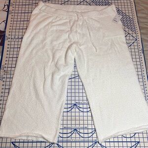 Denise Bidot x Sonoma Ivory Cozy Lounge Pants Women’s Plus 3X NWT
